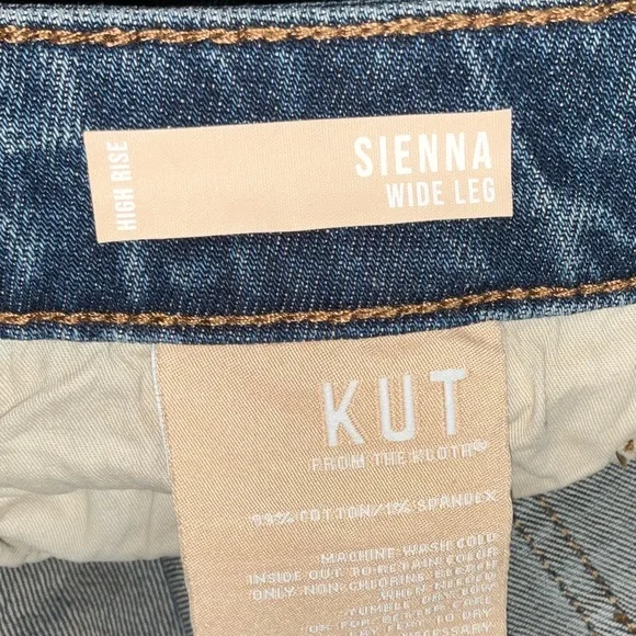 Kut from the Kloth Sienna High Rise Wide Leg With Panel - Picture 15 of 16